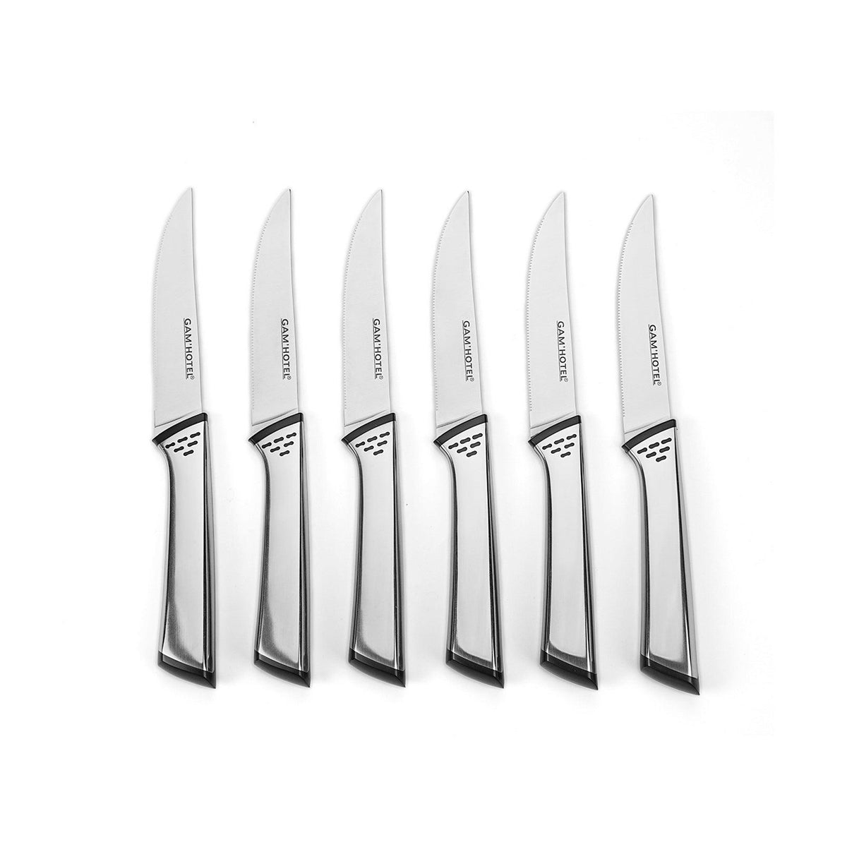 Cut - Gam'Hotel - Set of 6 Knives - Black