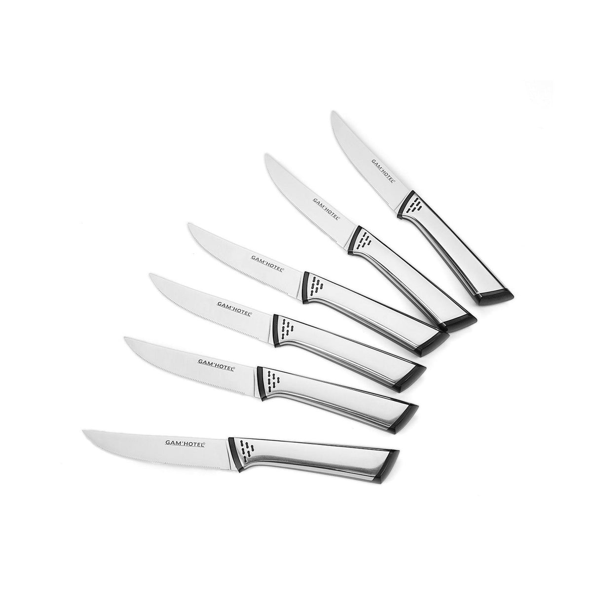 Cut - Gam'Hotel - Set of 6 Knives - Black