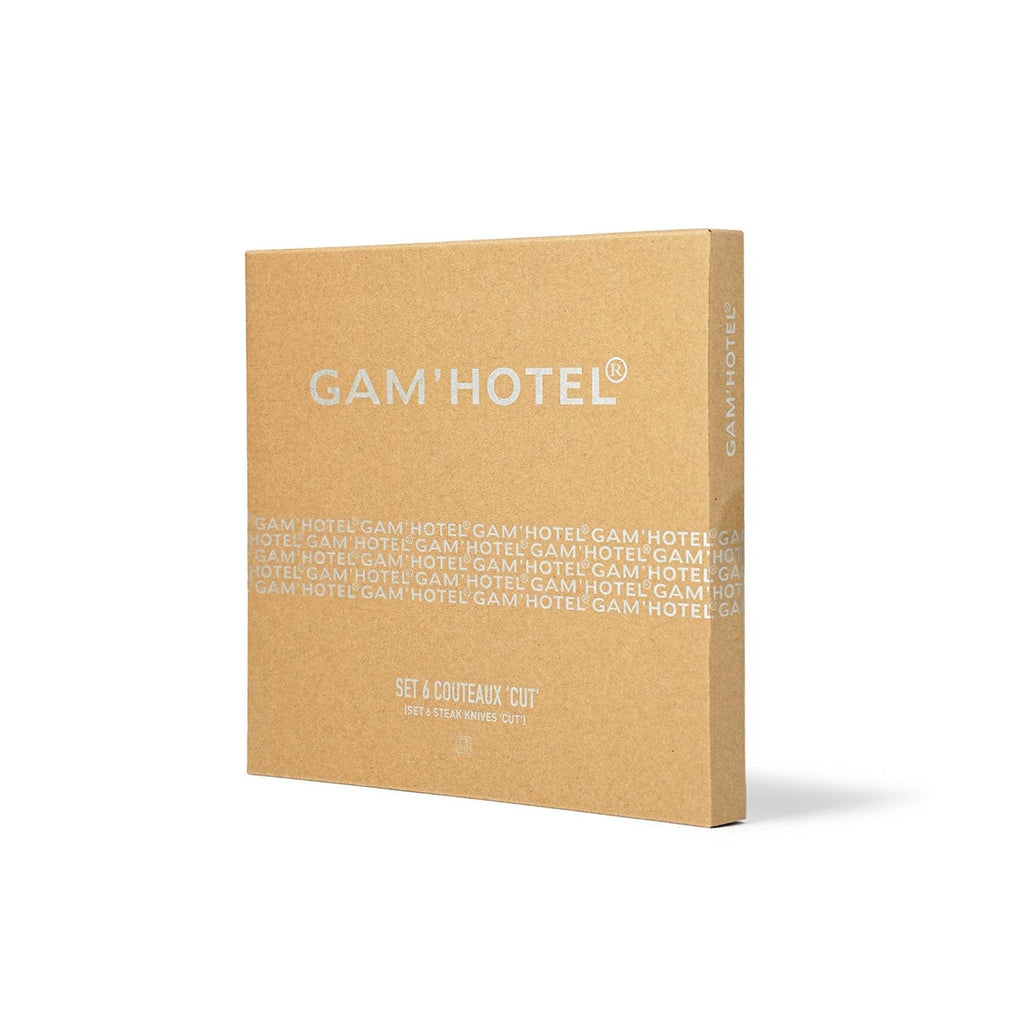 Cut - Gam'Hotel - Set of 6 Knives - Black