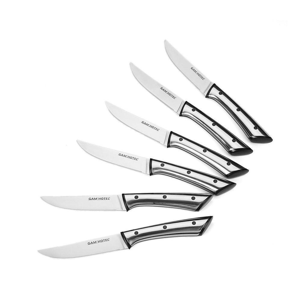 Sharp - Gam'Hotel - Set 6 Couteaux - Noir