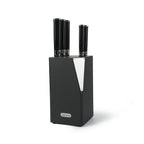Steel - Gam'Hotel - Bloc + 5 Couteaux - Noir