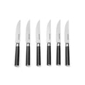 Steel - Gam'Hotel - Set 6 Couteaux 'Steel' - Noir