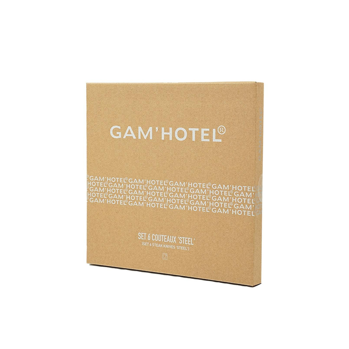 Steel - Gam'Hotel - Set 6 Couteaux 'Steel' - Noir