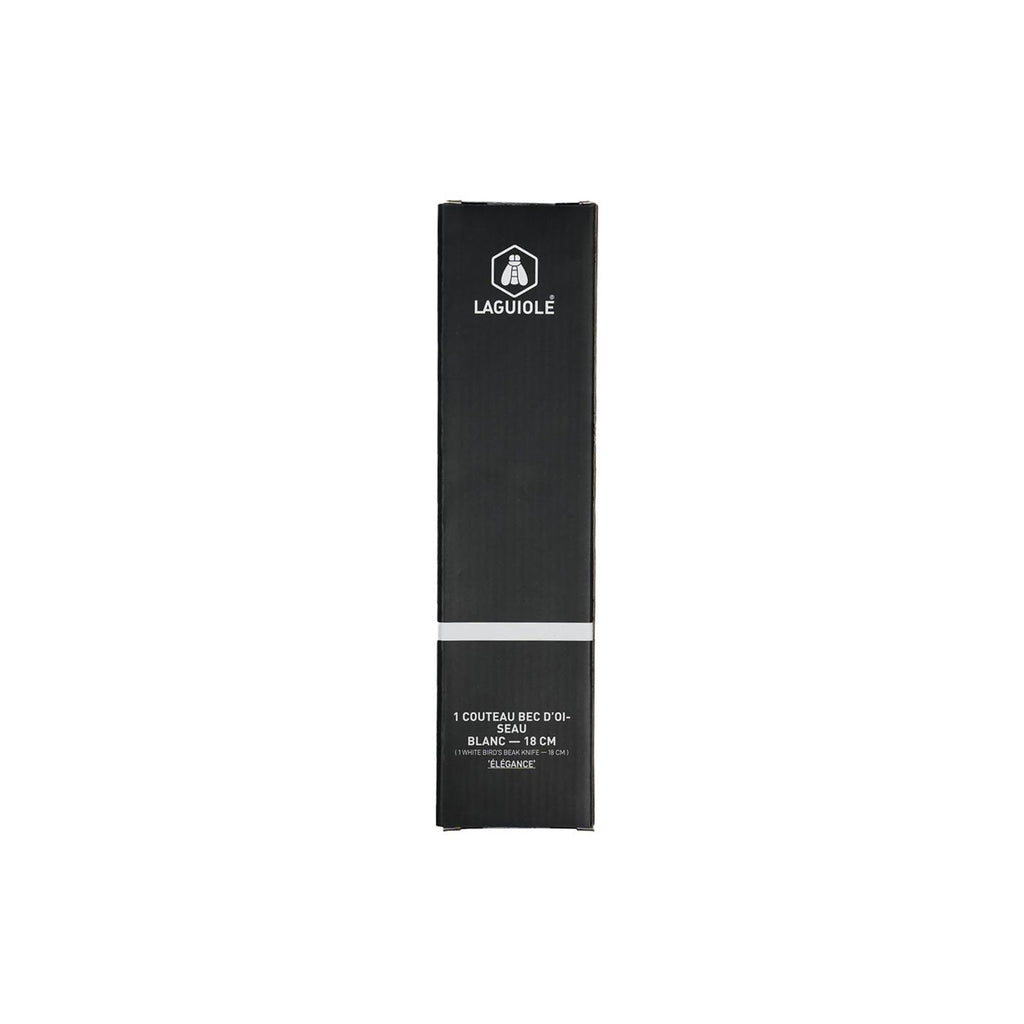 Elegance - Cuchillo Pico de Pájaro - Acero - Blanco