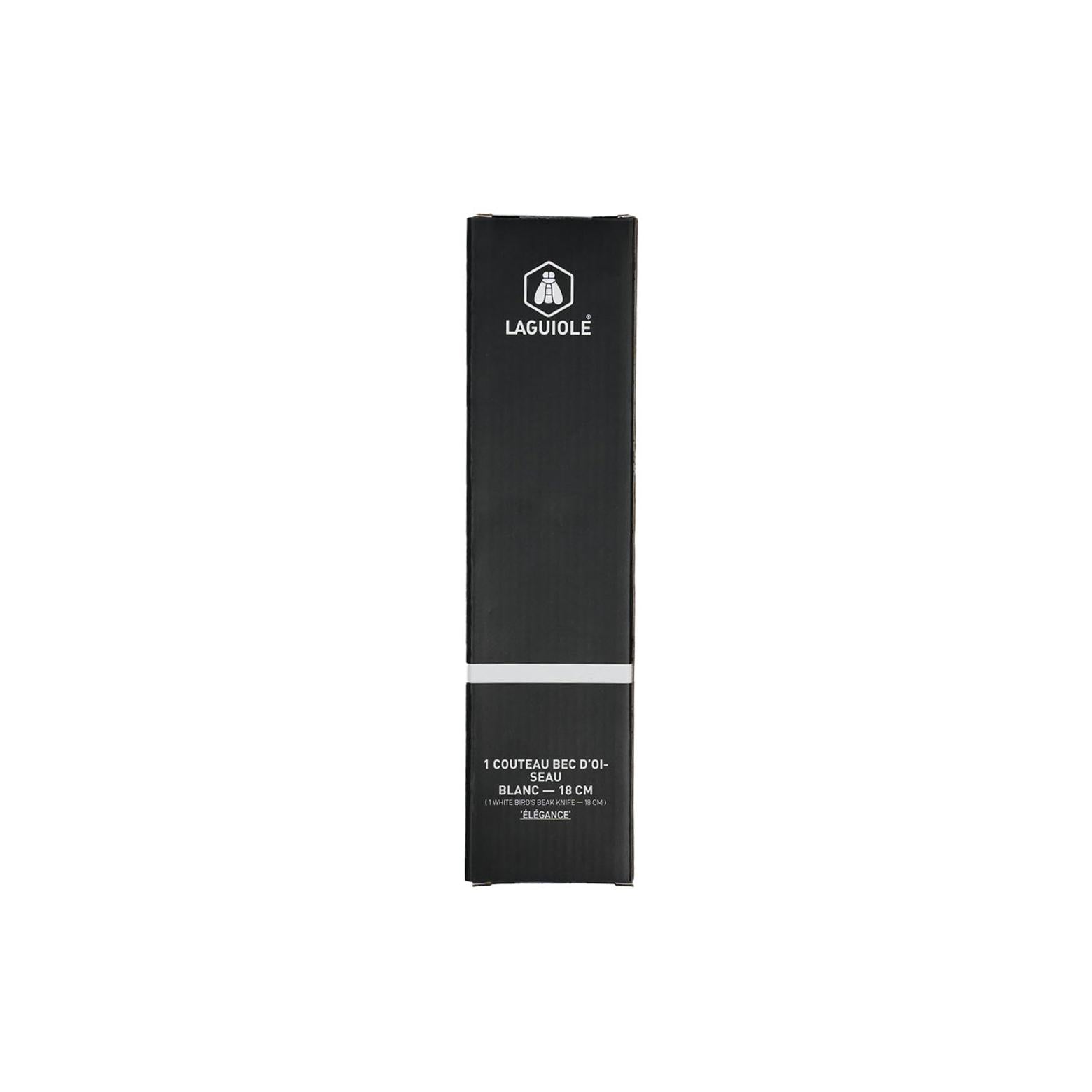 Elegance - Cuchillo Pico de Pájaro - Acero - Blanco