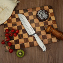 Couteau Santoku Blanc 32 Cm 'Élégance'