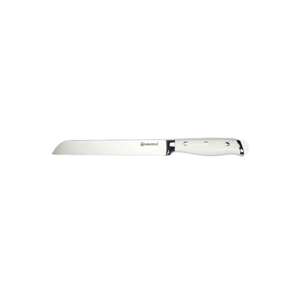 Elegance - Cuchillo para pan - Acero - Blanco
