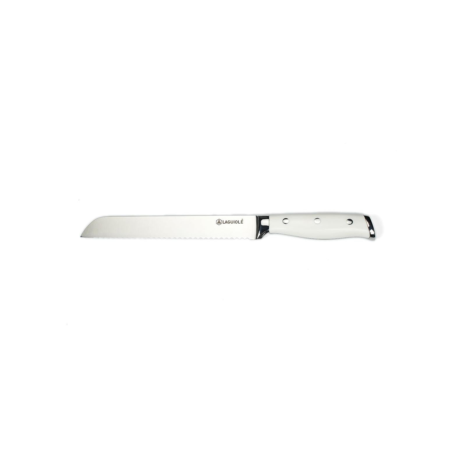 Elegance - Cuchillo para pan - Acero - Blanco