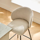 Lot De 2 - Tabouret De Bar Sorrel - Beige