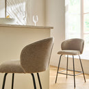 Lot De 2 - Tabouret De Bar Sorrel - Marron