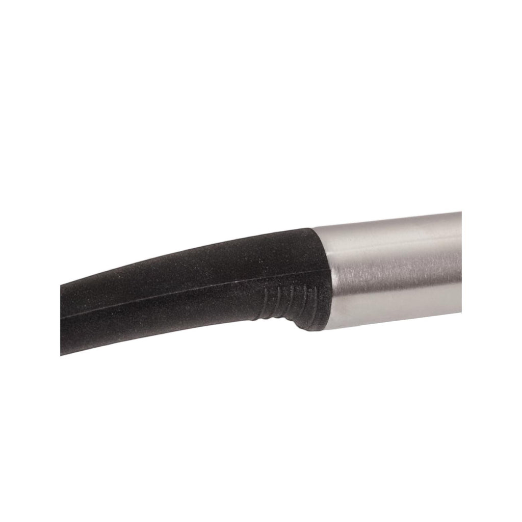 Harmonie - Juego de 6 utensilios de cocina - Acero inoxidable y silicona - Plata / Negro