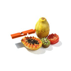 Set 2 Piezas Pelador De Verduras + Mini Rallador - Naranja / Plata