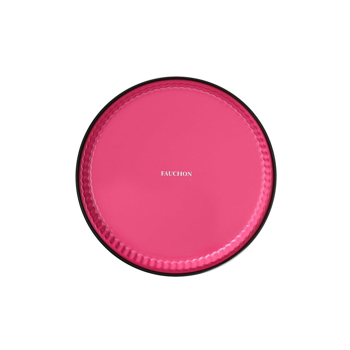 Fauchon - Molde para tarta - 28 cm - Negro/fucsia