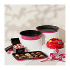 Fauchon - Moule À Manqué - 26Cm - Noir / Fushia