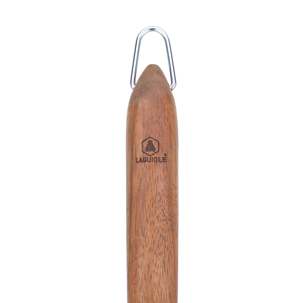 Sève - Set 2 Ustensiles Barbecue Couteau + Fourchette - Acier Et Bois D'Acacia - Argenté / Bois