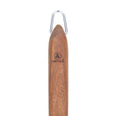 Set 2 Ustensiles Barbecue Couteau + Fourchette 'Sève' - Argenté / Bois