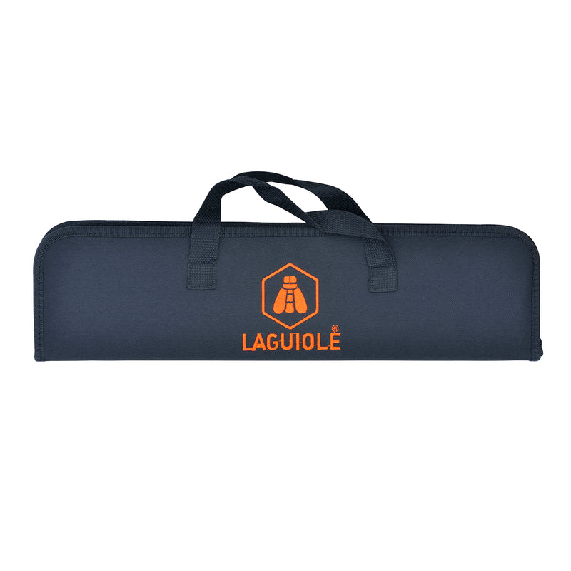 Set 2 Ustensiles Barbecue Couteau + Fourchette 'Sève' - Argenté / Bois