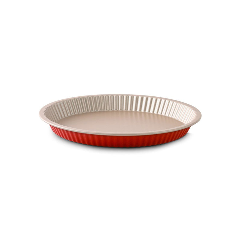 Set 4 Pièces (Moule À Manqué 26 Cm+Moule À Tarte 28 Cm+Plaque À Pâtisserie 38X28 Cm+Moule À Cake 25 X 11 Cm) - Champagne / Terracotta