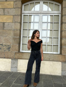 Top Carla negro