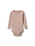 Set di 2 body a maniche lunghe Regitze - Rosa cipria