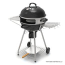 Four À Pizza Pour Barbecue Au Charbon 3 Pièces - Acier - Argenté