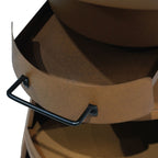 Brasero Avec Accessoires Et Housse De Protection - Métal - Bronze