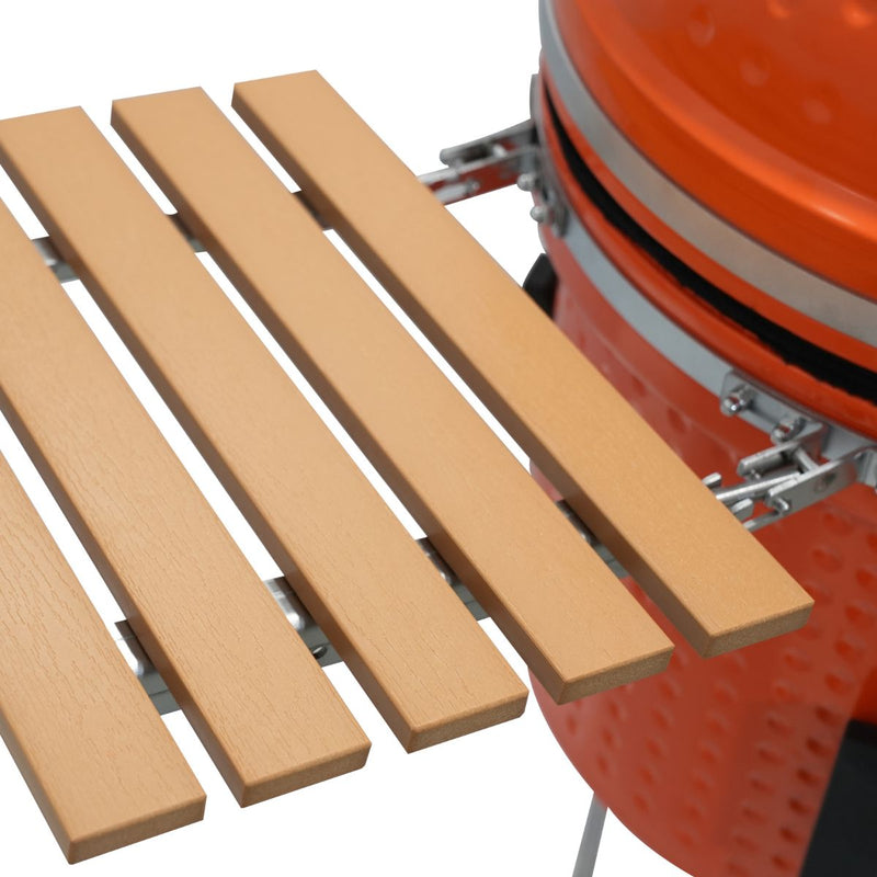 Barbecue Kamado Avec Housse De Protection - Acier - Orange