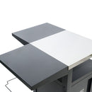 Chariot De Barbecue Avec Rangement Et Housse De Protection - Inox Et Plastique - Noir