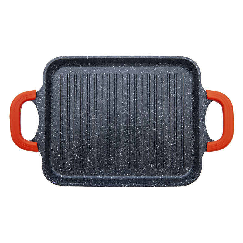 Plancha 45,5X28Cm Noir Anti-Adhésif Greblon Ck Céramique 'Alizée' Induction