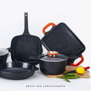 Plancha 45,5X28Cm Noir Anti-Adhésif Greblon Ck Céramique 'Alizée' Induction