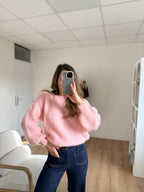 Prenda De Punto De Mohair Y Lana Gaia Baby Pink
