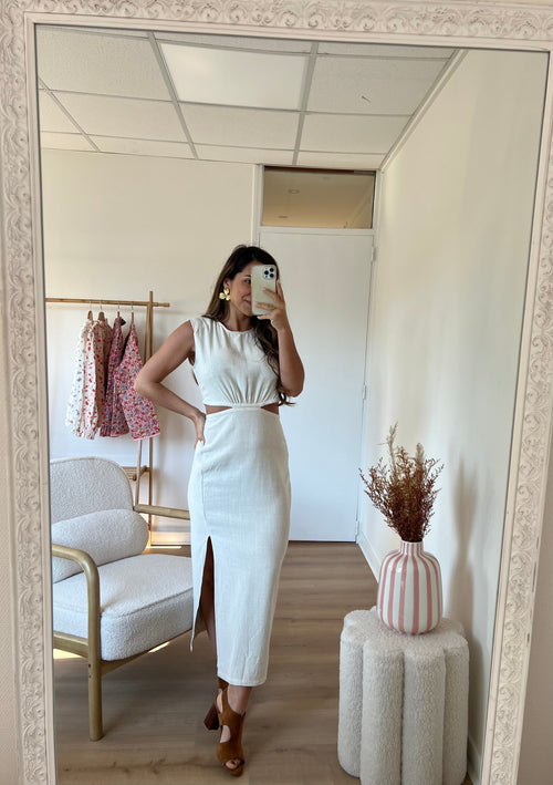 Robe Julie Beige