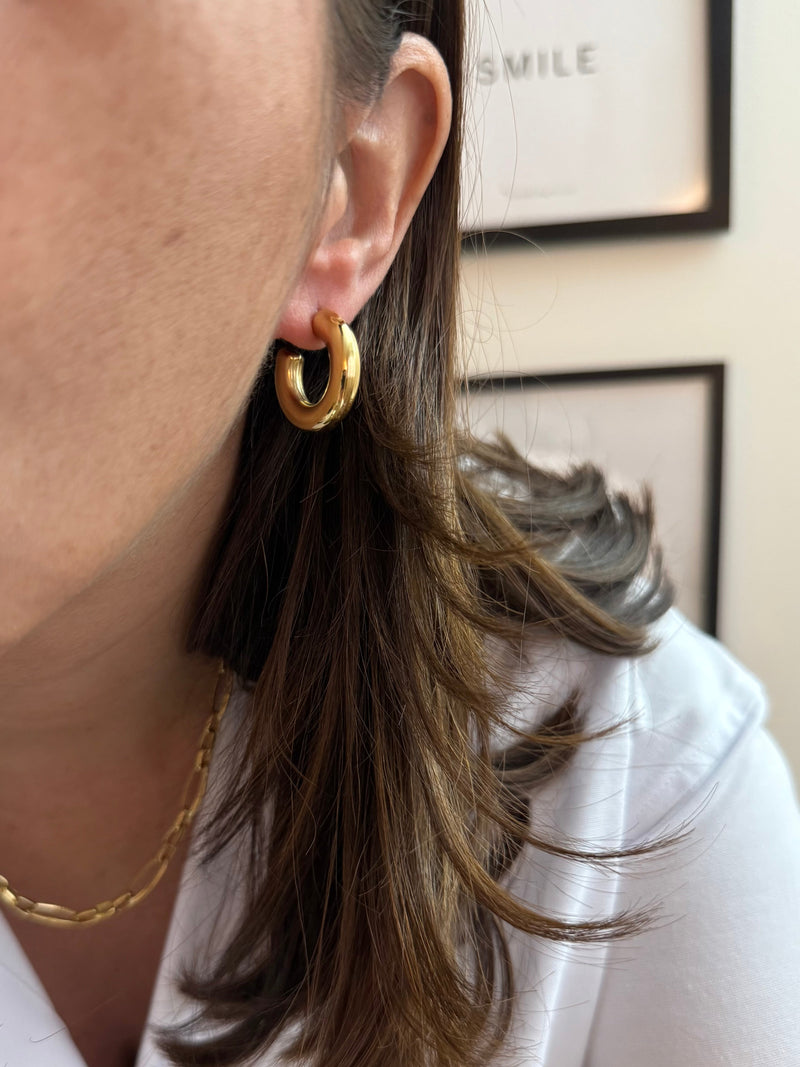 Boucles D'Oreilles Small Hoops - Doré Ou Argent