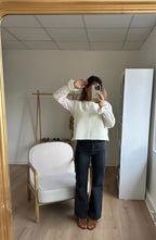 Jersey sin mangas Louisa beige