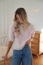 Léa Crema/Rosa - Jersey Manga Corta