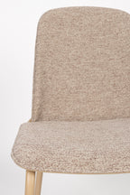 Clip - Dining Room Chair - Fabric - Beige
