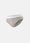 Rieuse High-Waisted Cotton Briefs - Grey