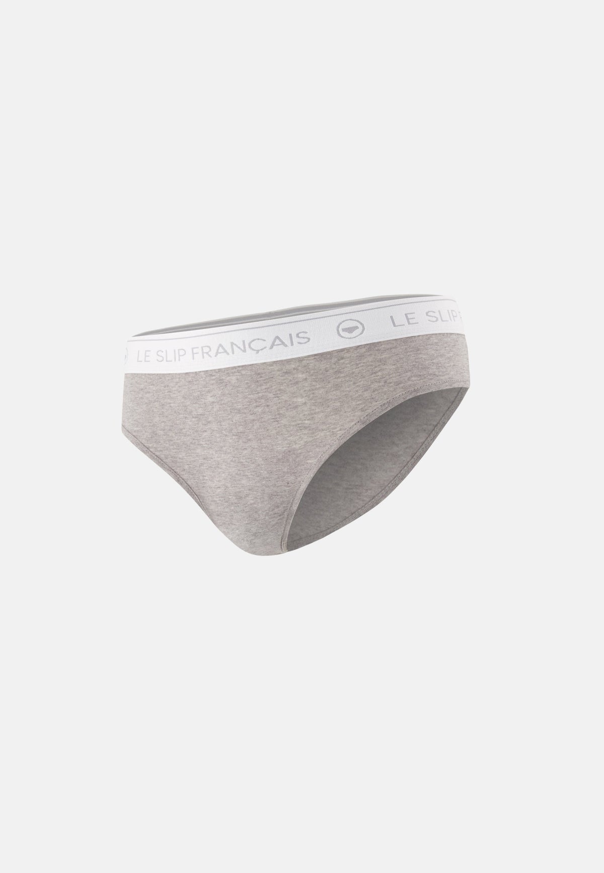 Rieuse High-Waisted Cotton Briefs - Grey