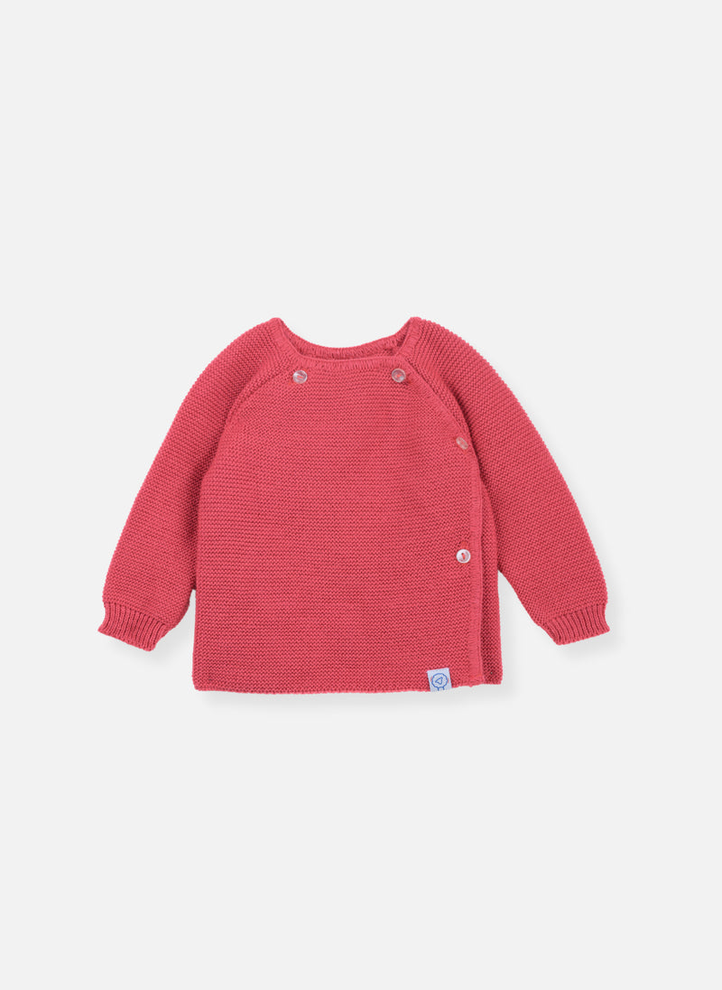 Brassière 4 Boutons Latéraux - Fuchsia