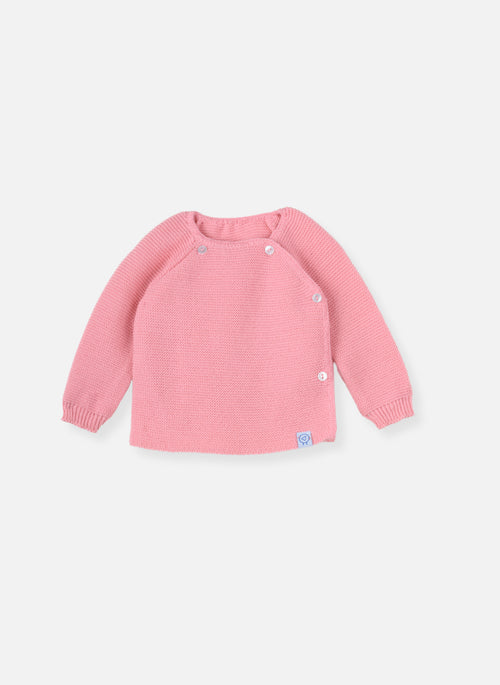 Brassière 4 Boutons Latéraux - Pêche