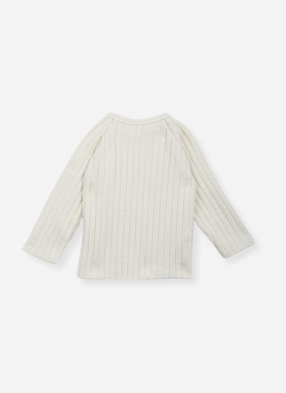 Brassière En Laine Mélangée Rétro - Écru