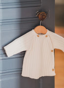 Retro Wool Blend Bralette - Ecru