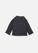 Brassière En Laine - Rétro - Gris Anthracite