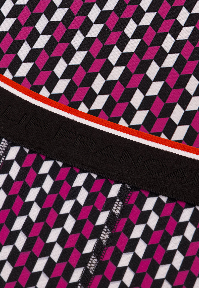 Boxer En Coton - Marius Flechette Fuchsia