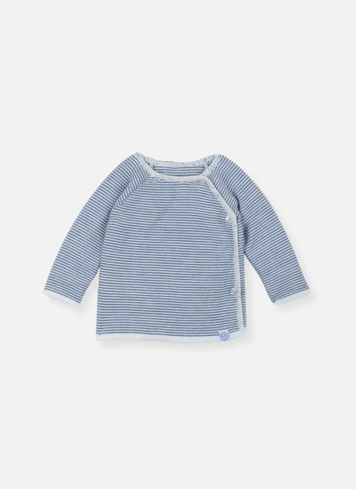 Brassière Milleraies - Ecru À Rayure Bleu Azur