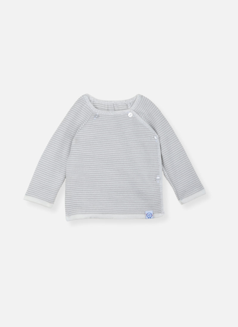 Brassière Milleraies - Écru À Rayure Gris Clair