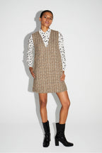 Mini Dress Fanny Tweed Kimolos Fabriquée En Italie