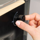Onyx Moka Coffee Machine - Black & Cream