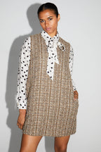 Mini Dress Fanny Tweed Kimolos Fabriquée En Italie