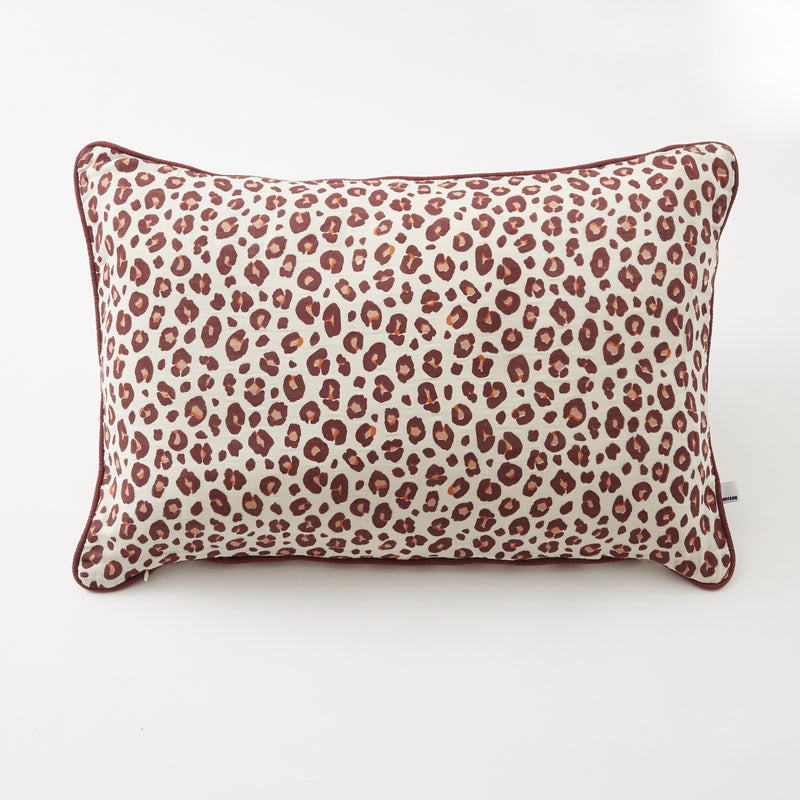 Coussin Déhoussable Avec Passepoil Montauk Rose - 2 Tailles